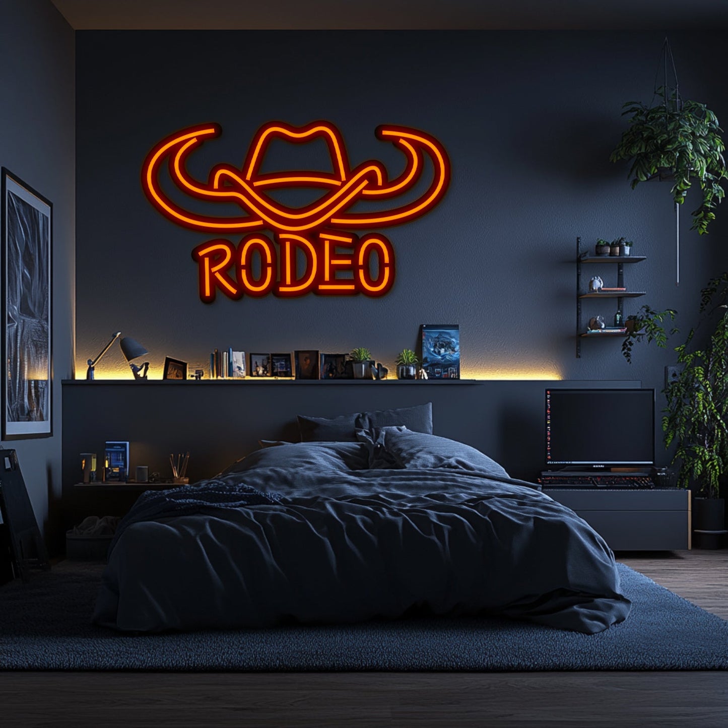 Western Metal Neon Wall Art- LN0176