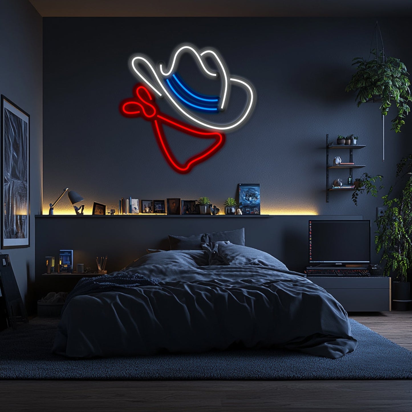 Western Metal Neon Wall Art- LN0177