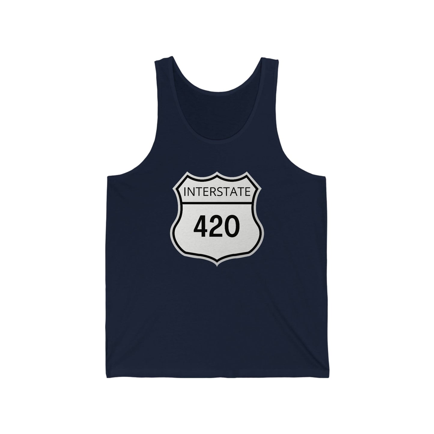 Interstate 420 Weed Jersey Tank Top