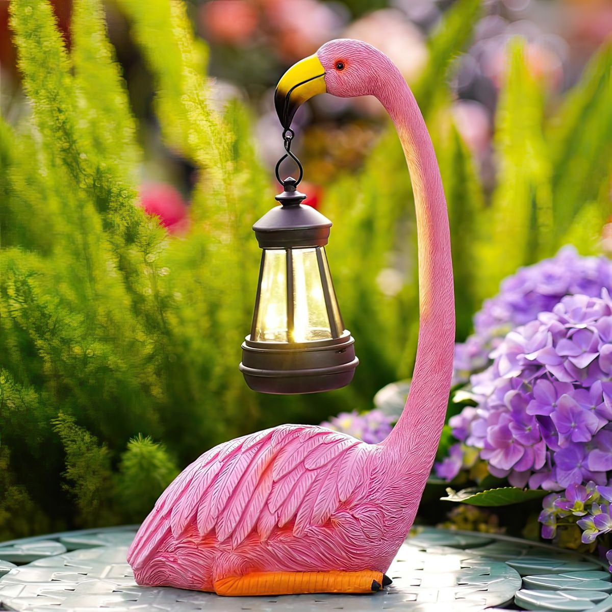 Flamingo Outdoor Lantern
