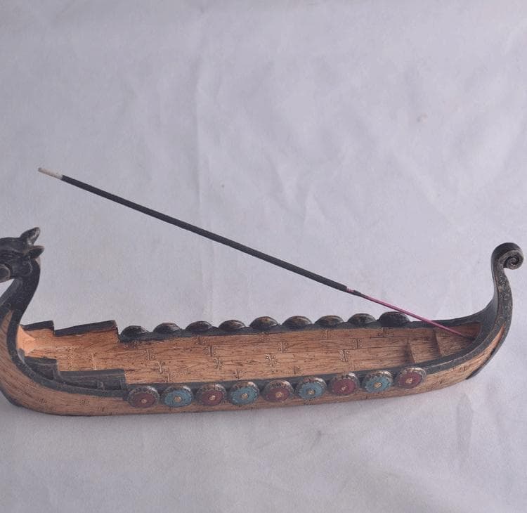 Viking Ship Incense Holder