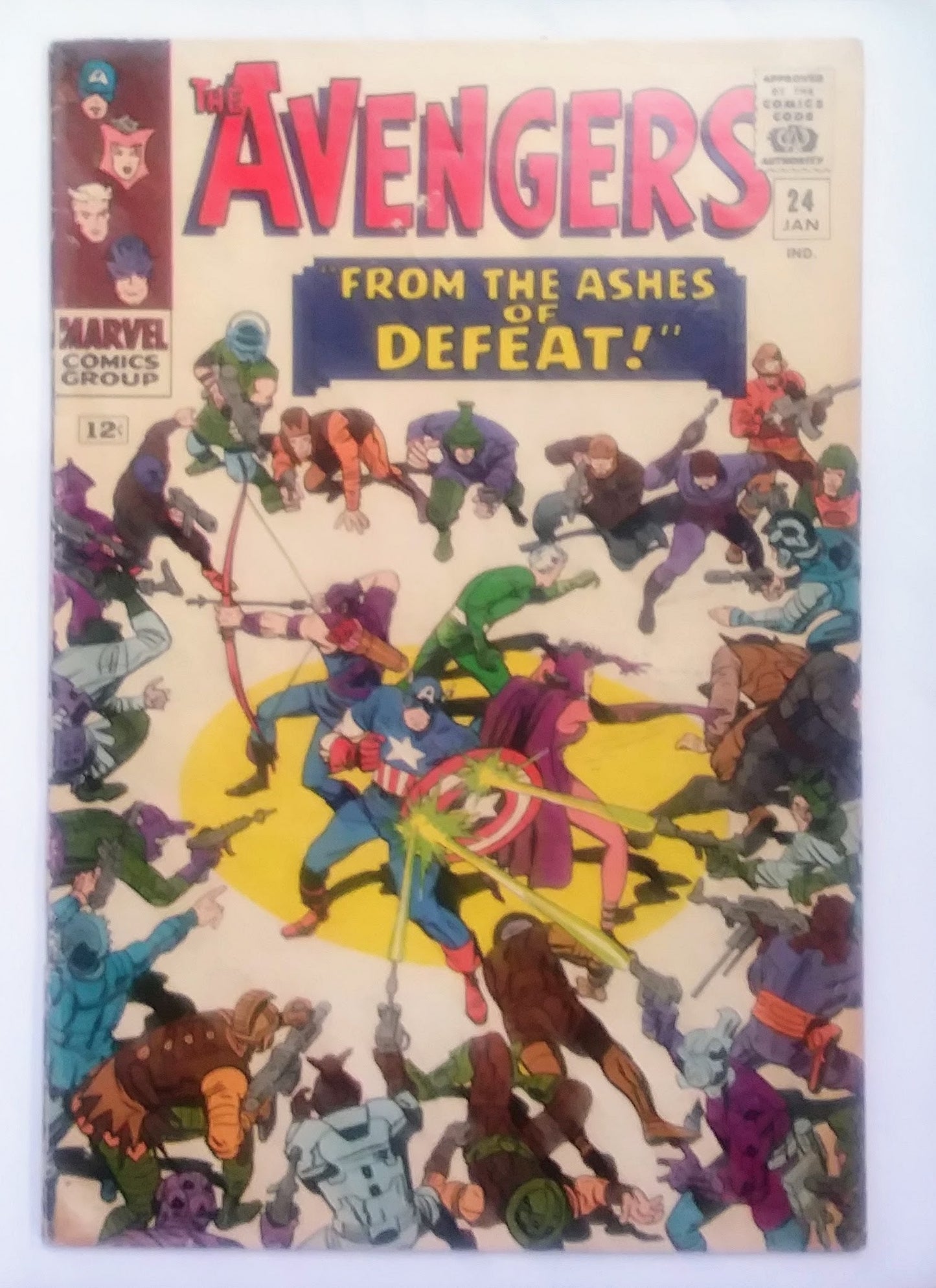 Avengers #024, Marvel Comics (January 1966, GD+)