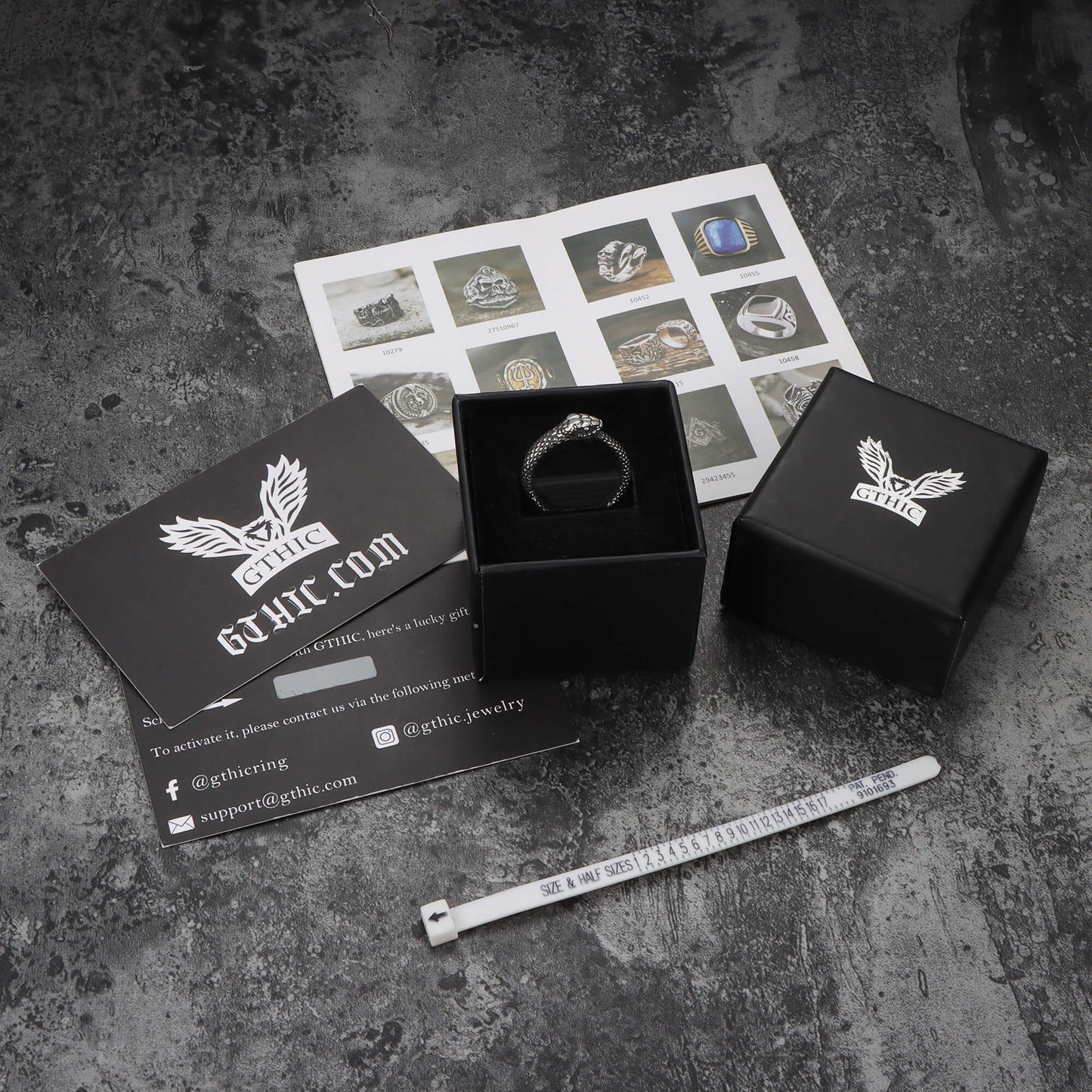 Ouroboros Snake Stainless Steel Ring