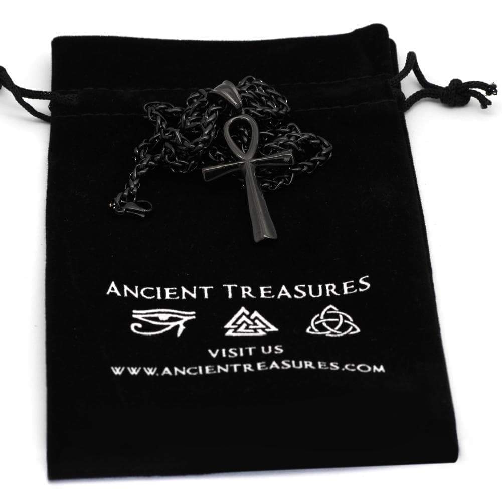 Ancient Egypt Life and Balance Stainless Steel Necklace