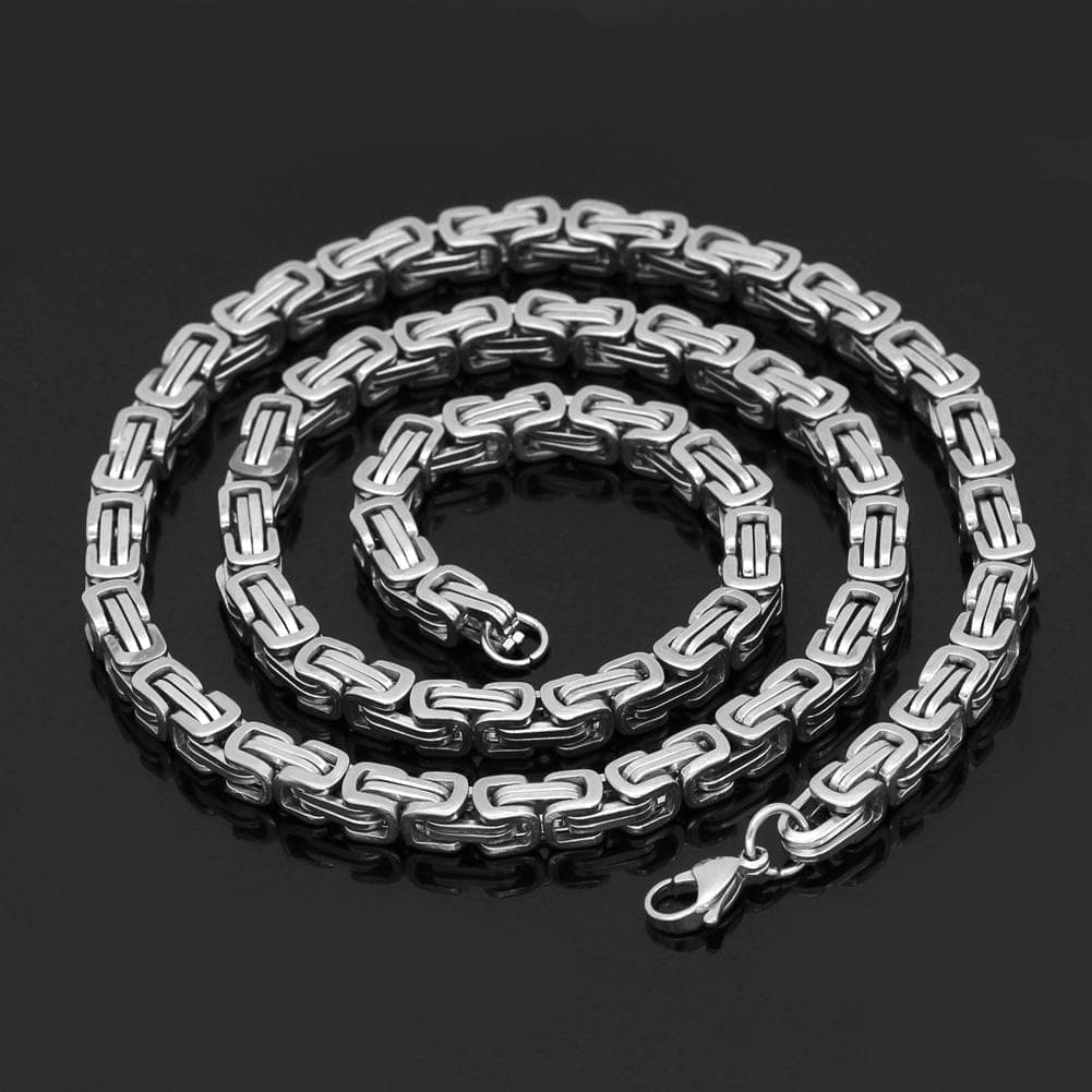 Viking Stainless Steel King Chain + Bracelet