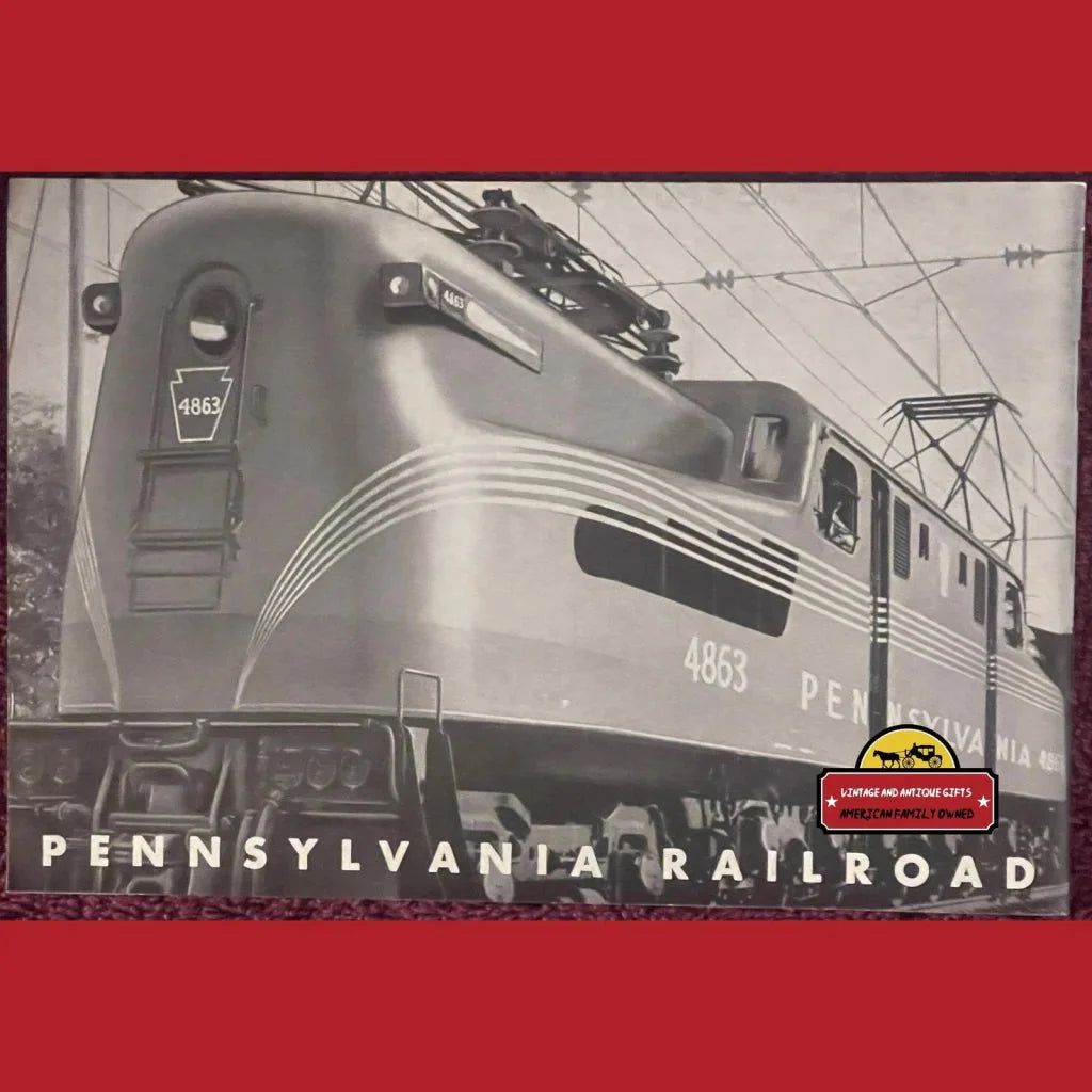 Rare 1939 Pennsylvania Railroad Sales Brochure Antique Gift