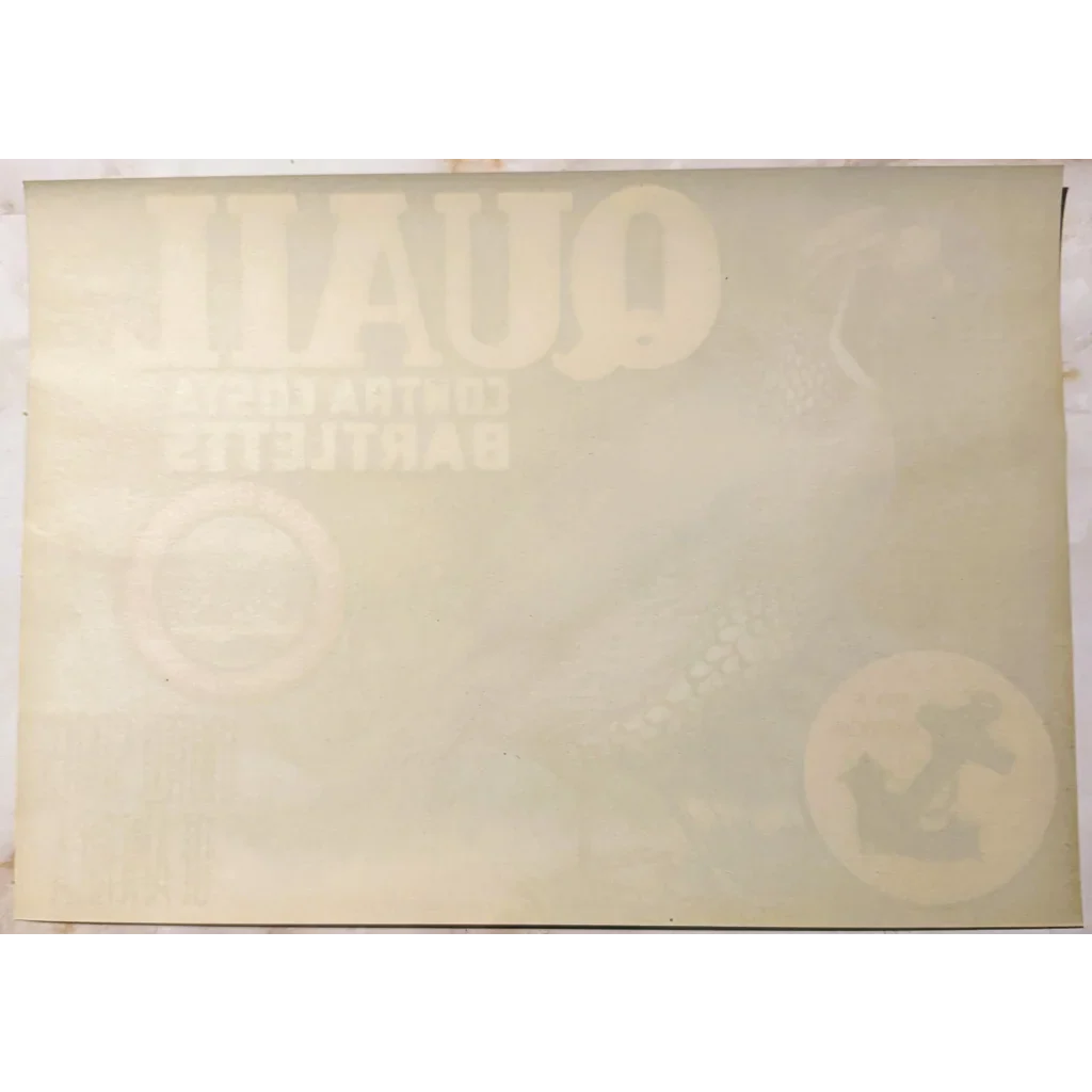 Rare 1940s Quail Crate Label from California Fruit Exchange
