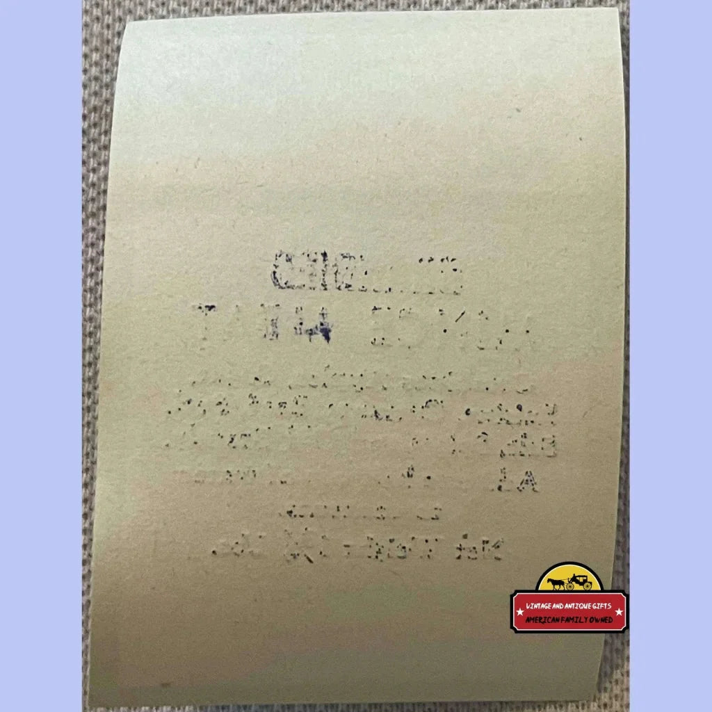 Rare Antique Golden Restaurant Mince Meat Label from Bloomingdales