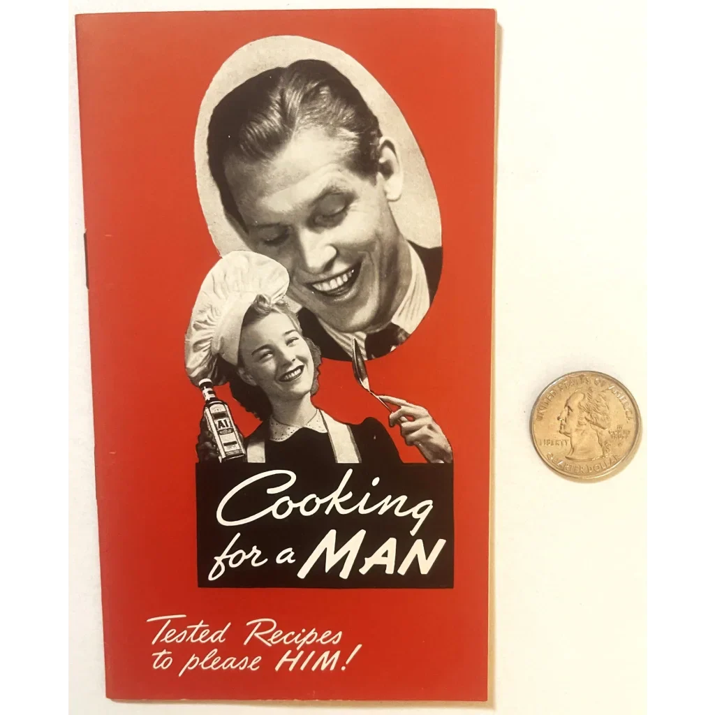 Rare Antique Vintage 1941 A1 Cooking for a Man Cookbook