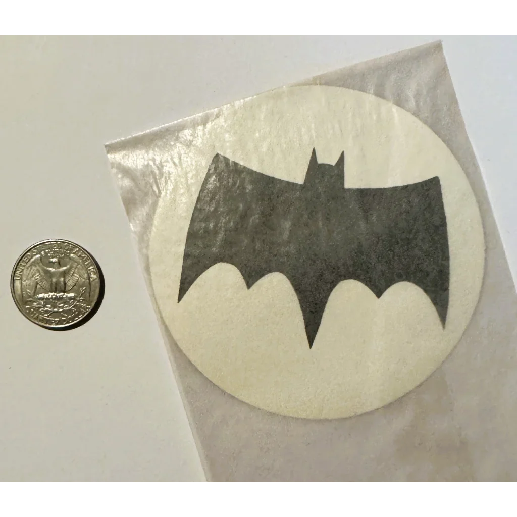 Rare Vintage 1960s Batman Signal Sticker Unleashed