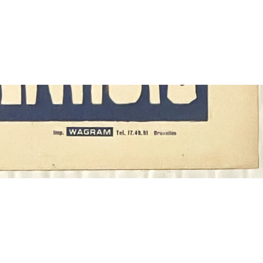 Rare Vintage Belgium Movie Poster The Hunchback of the Morgue 1973