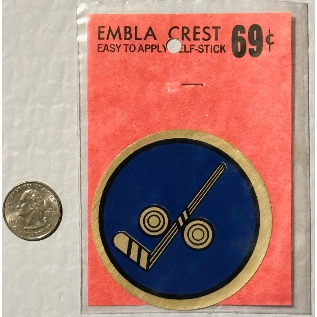 Rare Vintage Embla Crest Hockey Decal Uncovered After Decades
