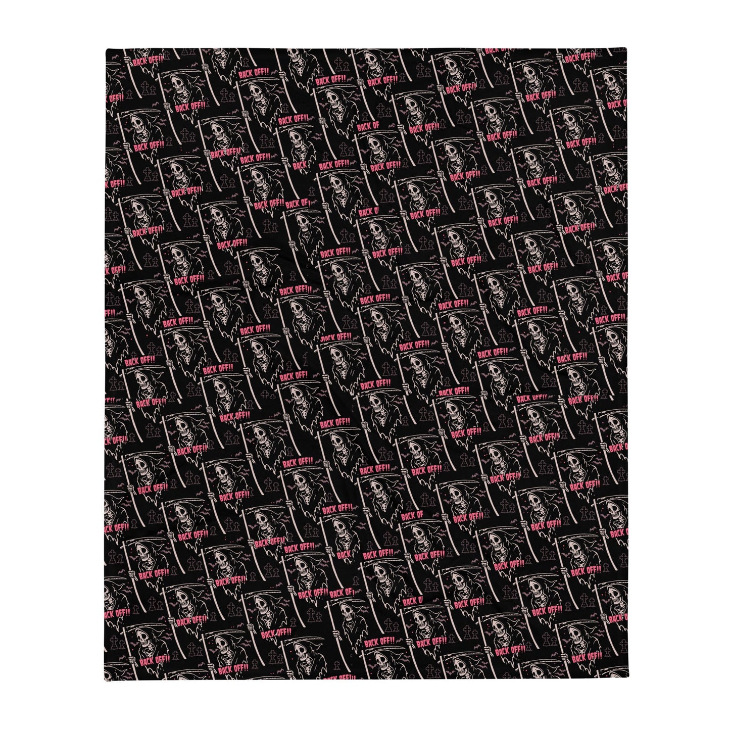 Grim Reaper Throw Blanket