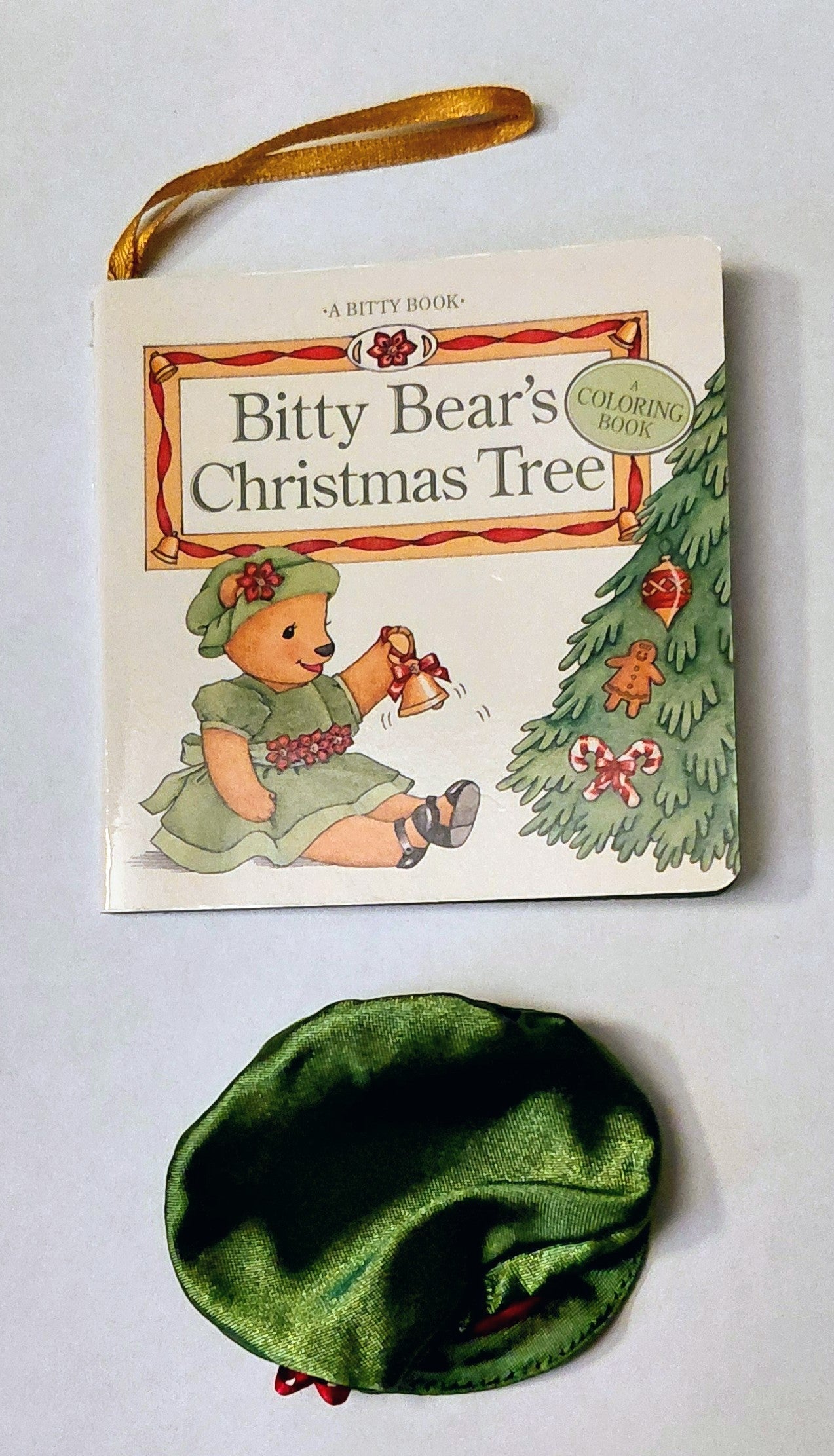 Bitty Bear Christmas Tree Set - Hat and Coloring Book