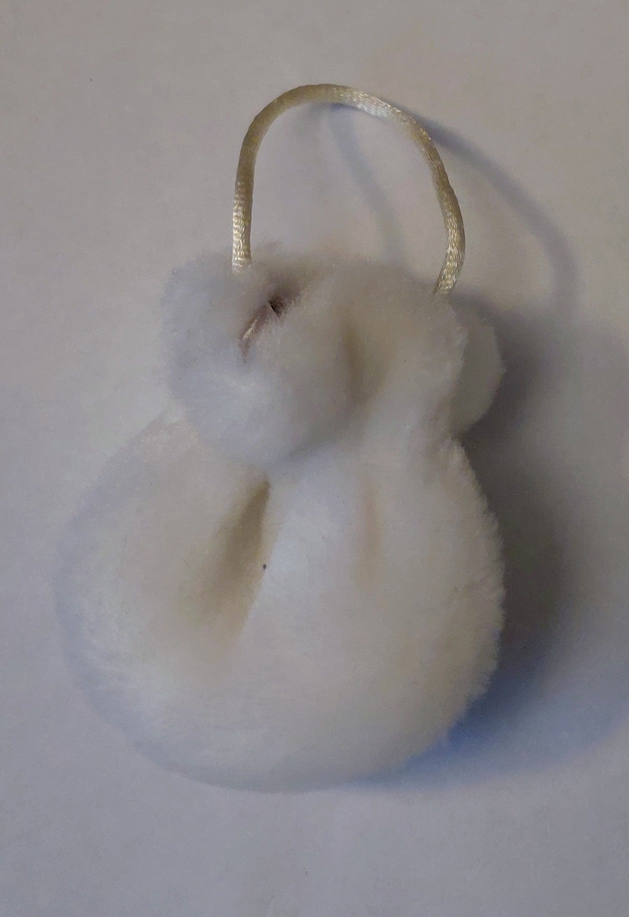 American Girl Doll Accessory - White Fur Purse