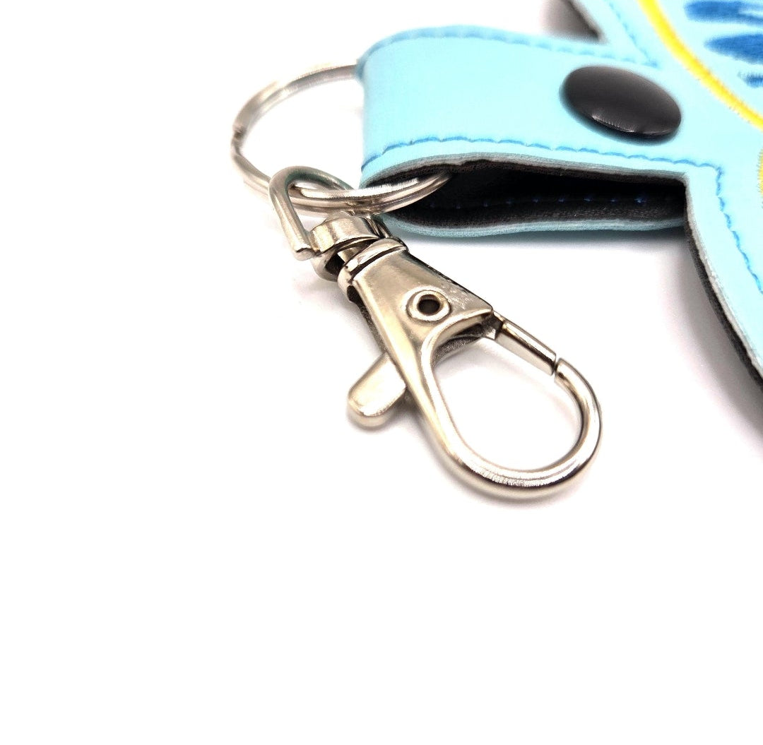 Small I Love Nose Work" Keychain Fob