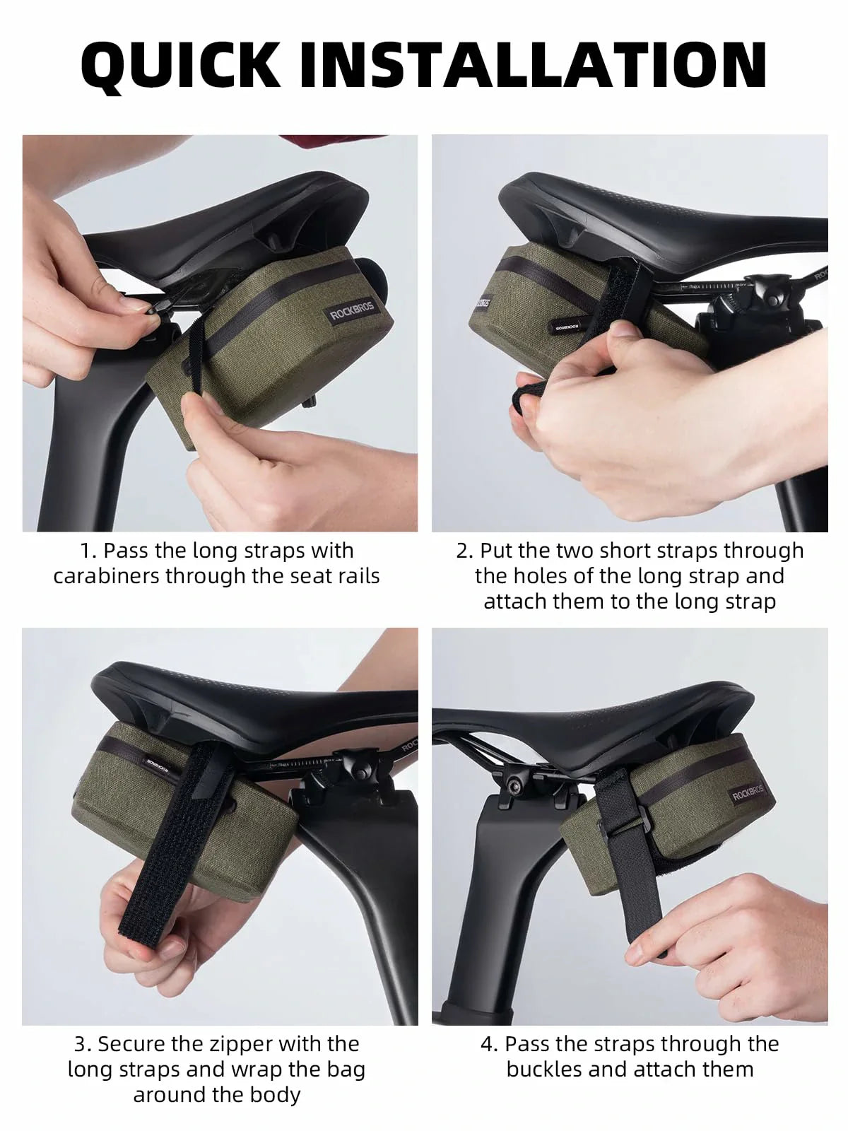 Waterproof Bike Saddle Bag 48g