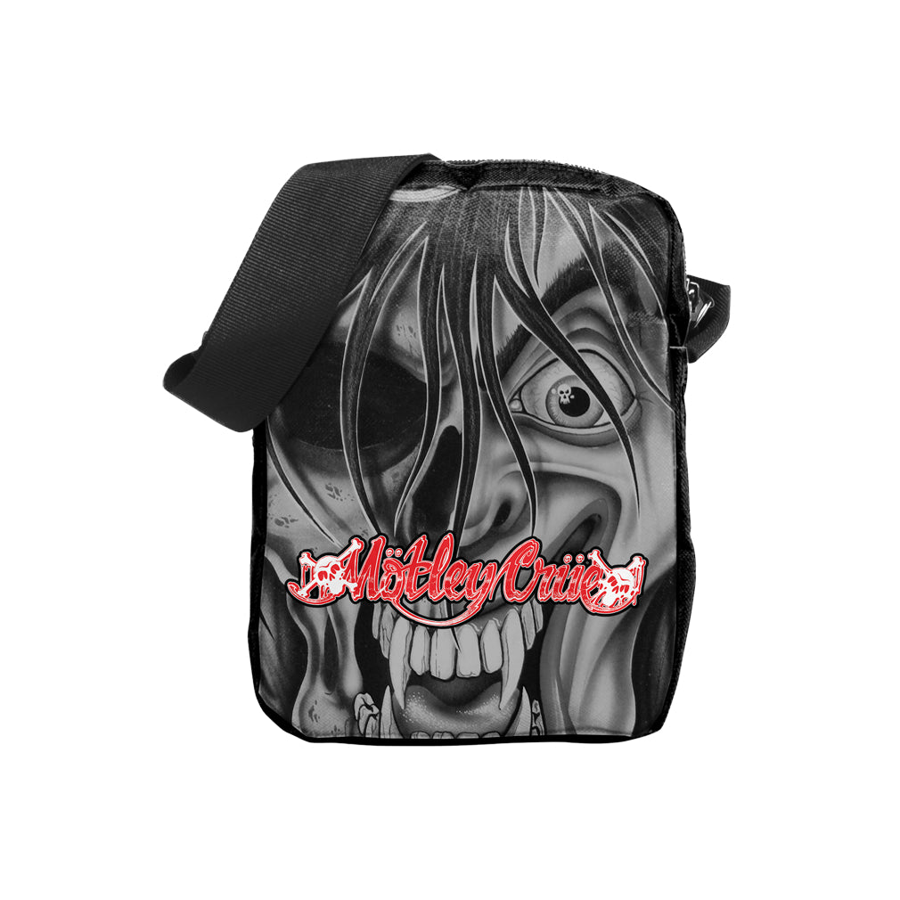 Motley Crue Dr. Feelgood Face Crossbody Bag
