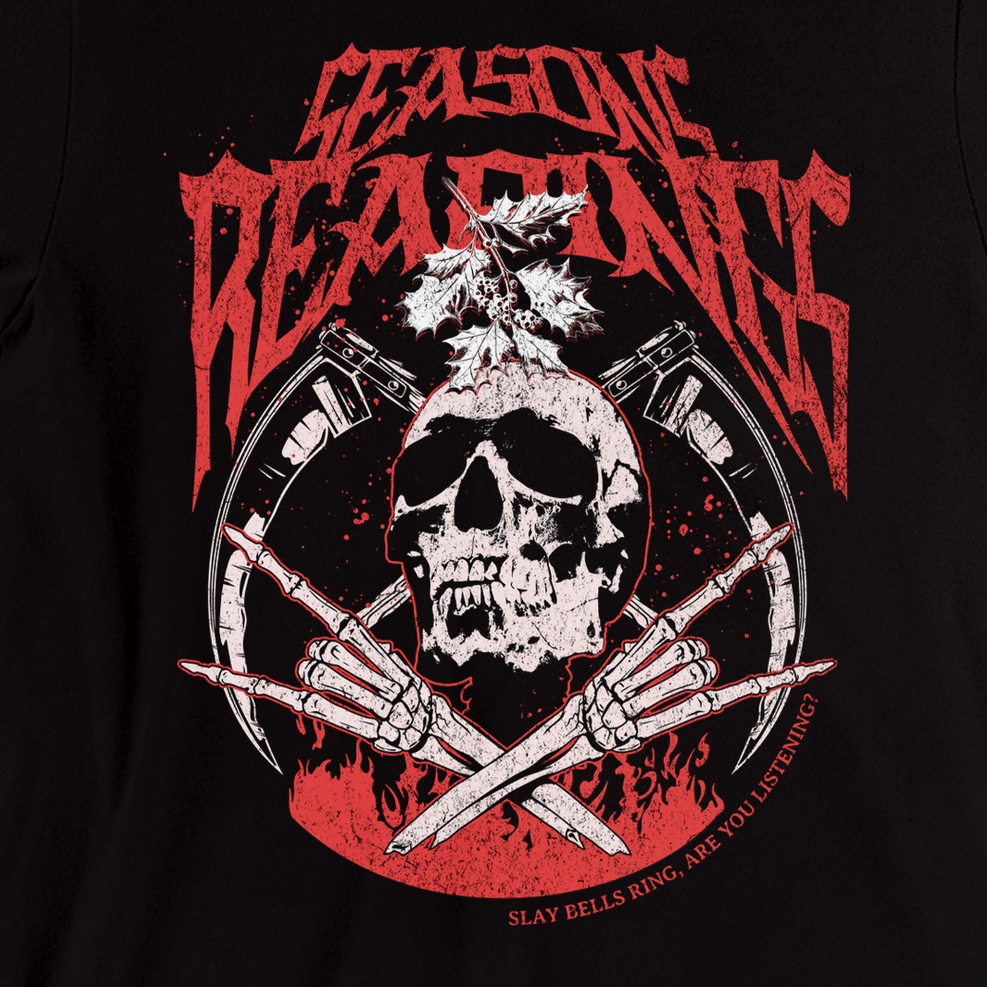 Seasons Reapings - Death Metal Christmas Tee