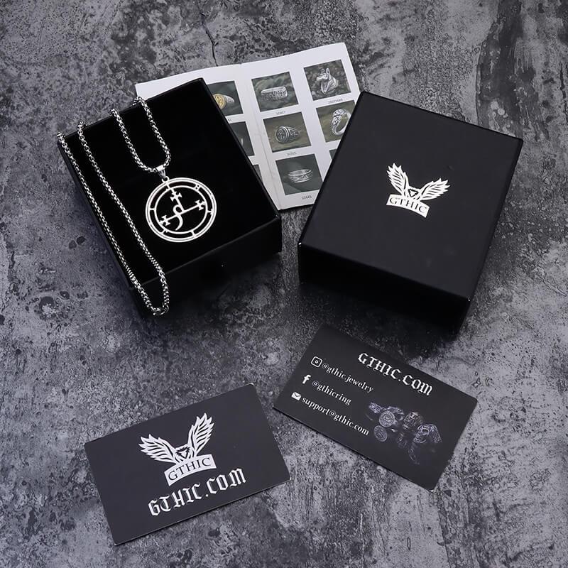 Sigil of Lilith Stainless Steel Necklace