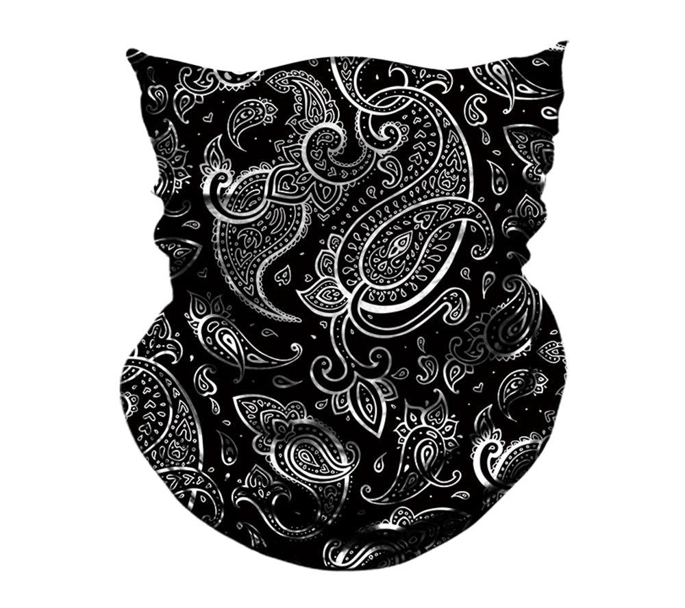 Summer Cool Printed Half Mask Bandana Face Cover Neck Gaiter Bike Outdoor Sport Fishing Cycling Ski Hiking Tube Scarf Men Women Headband Scarf Military Shamash Tactical Desert Keffiyeh Head Neck Scarf Neck Gaiter Headwear for Men Women