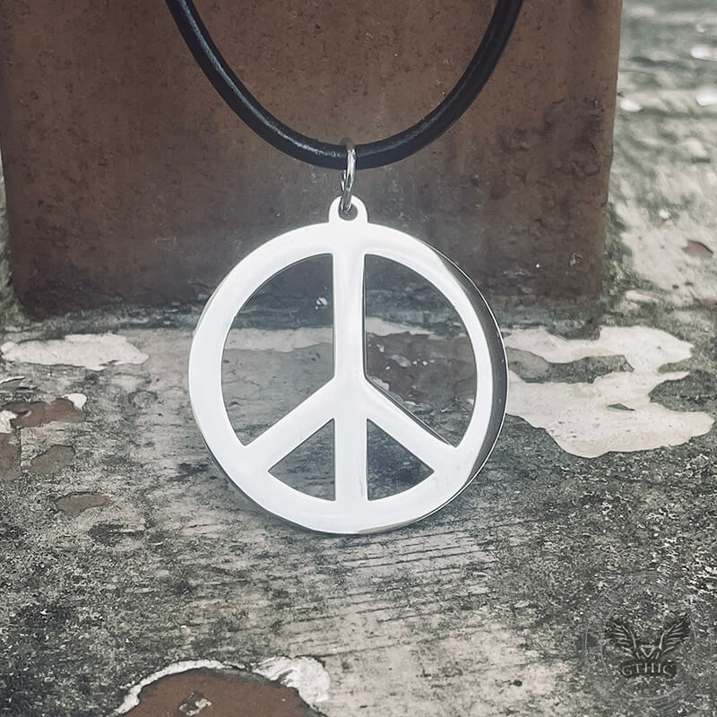 Symbol Of Peace Stainless Steel Pendant