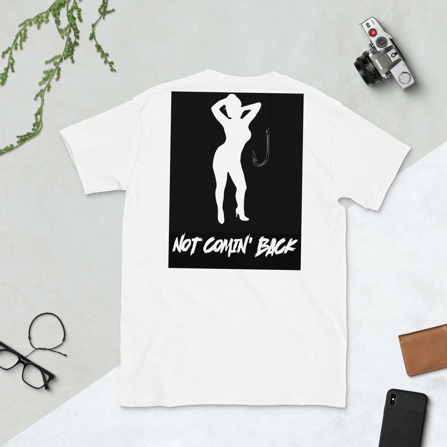 Goin' Fishin' Not Comin' Back Short-Sleeve Unisex Rock Fishing T-Shirt / Fisherman Tee Shirt - Lizard Vigilante