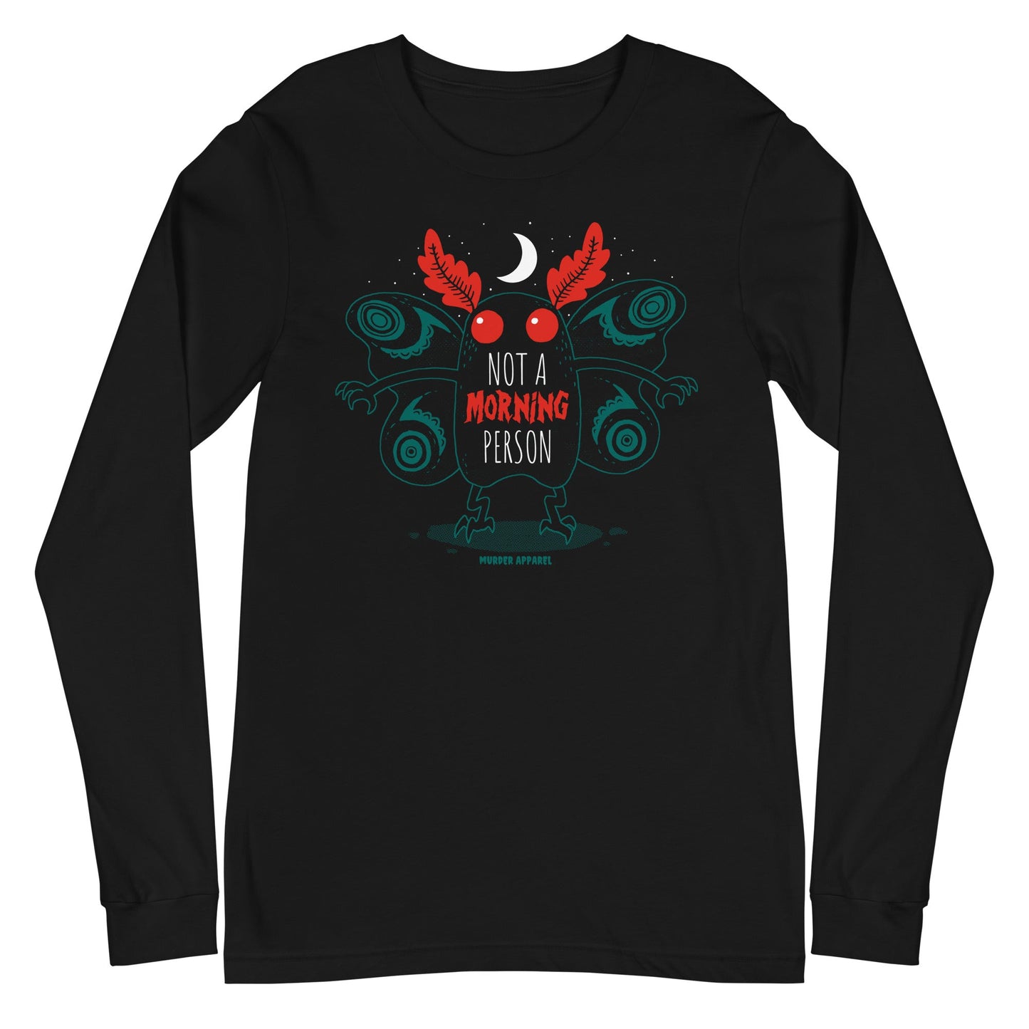Mothman Morning Person Long Sleeve Shirt