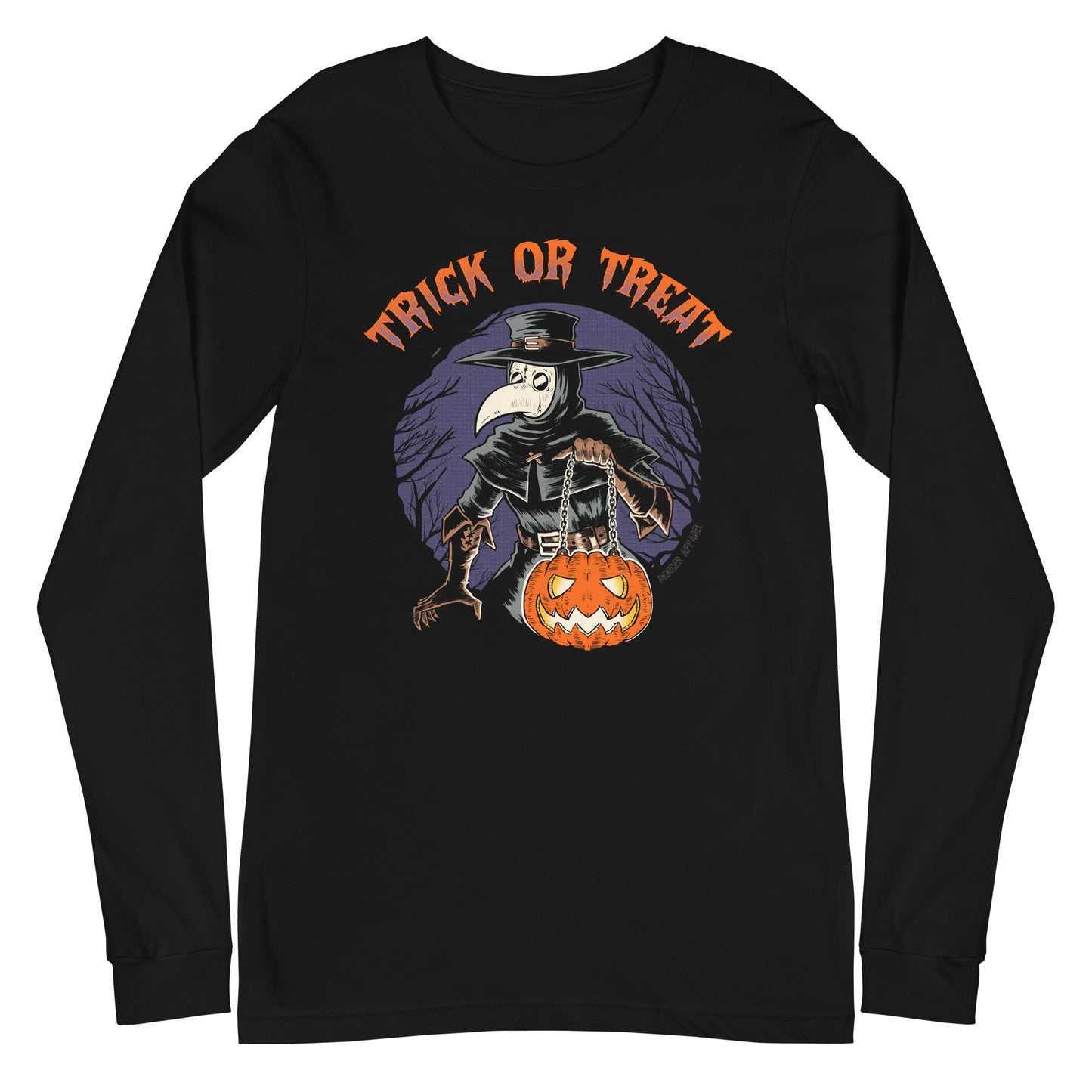 Trick Or Treat Plague Doctor Long Sleeve Shirt