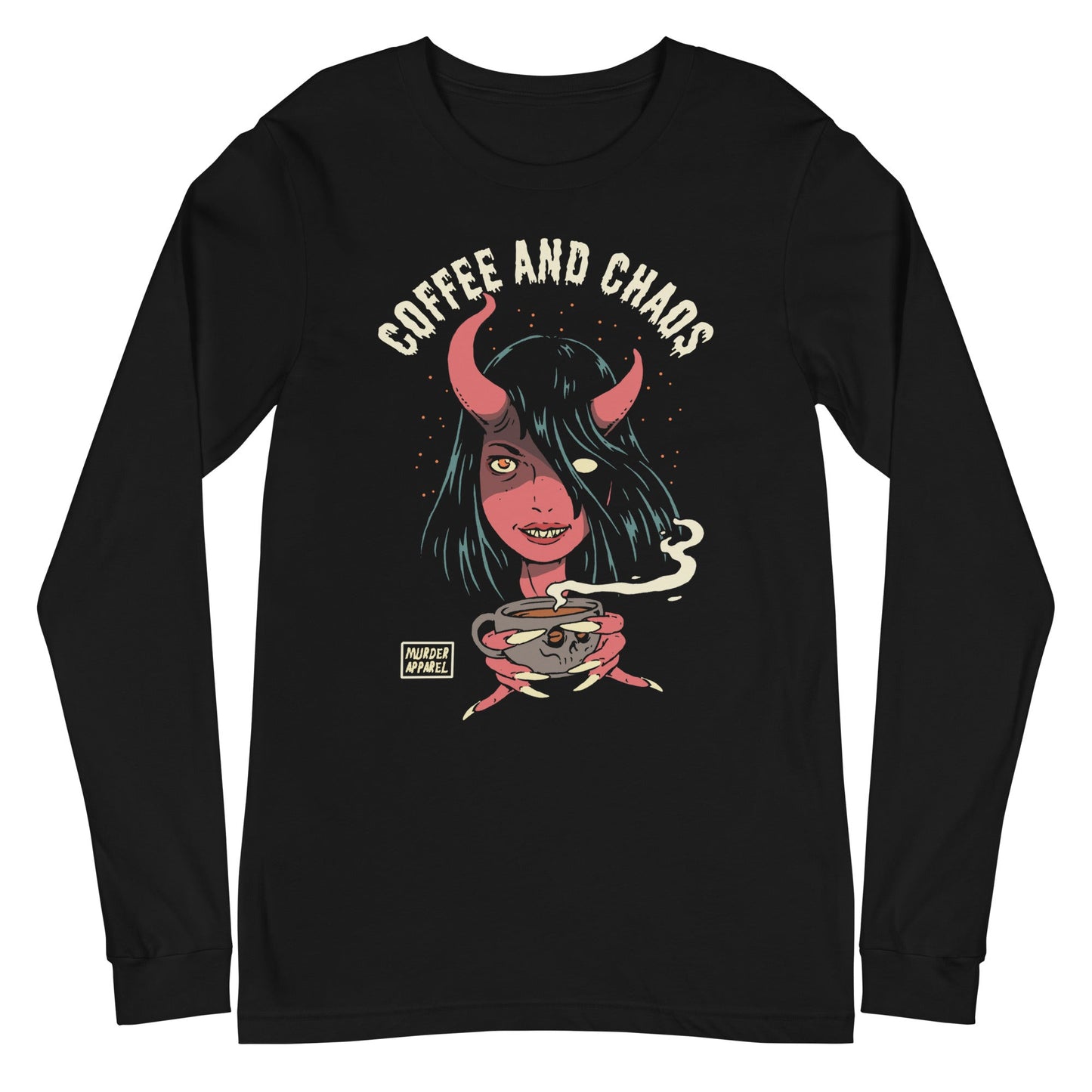 Coffee And Chaos Long Sleeve Shirt