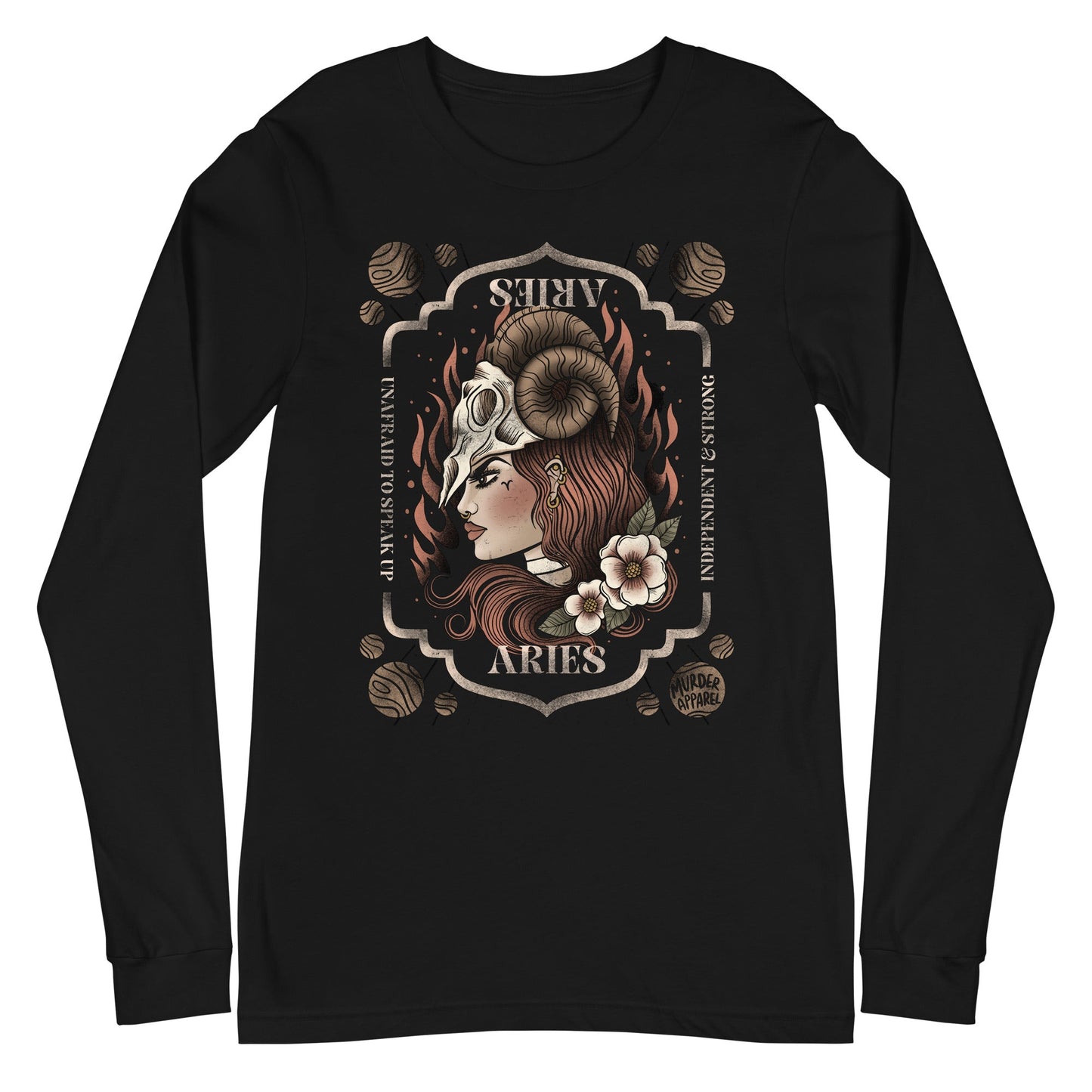 Aries Zodiac Long Sleeve Shirt