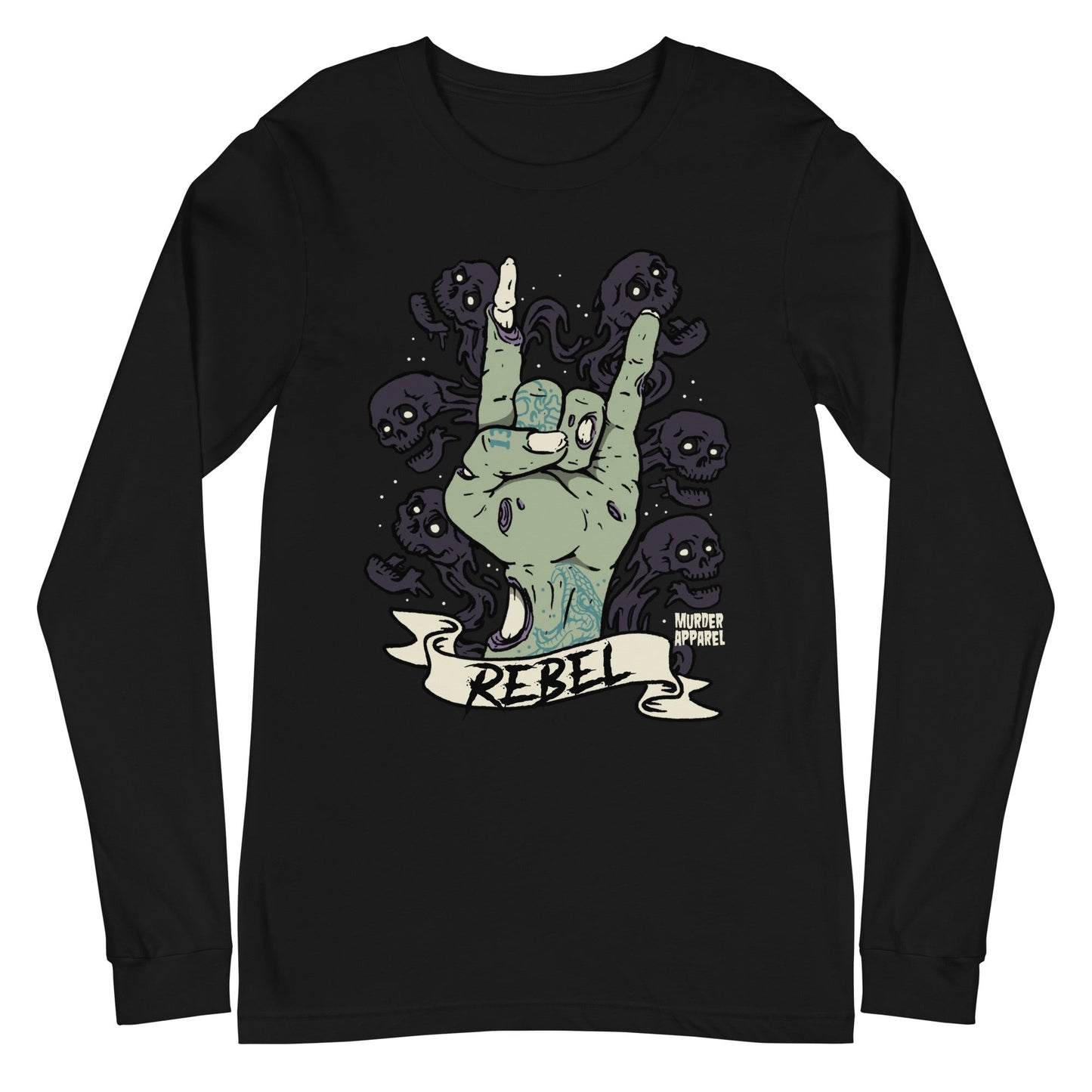 Rebel Zombie Long Sleeve Shirt