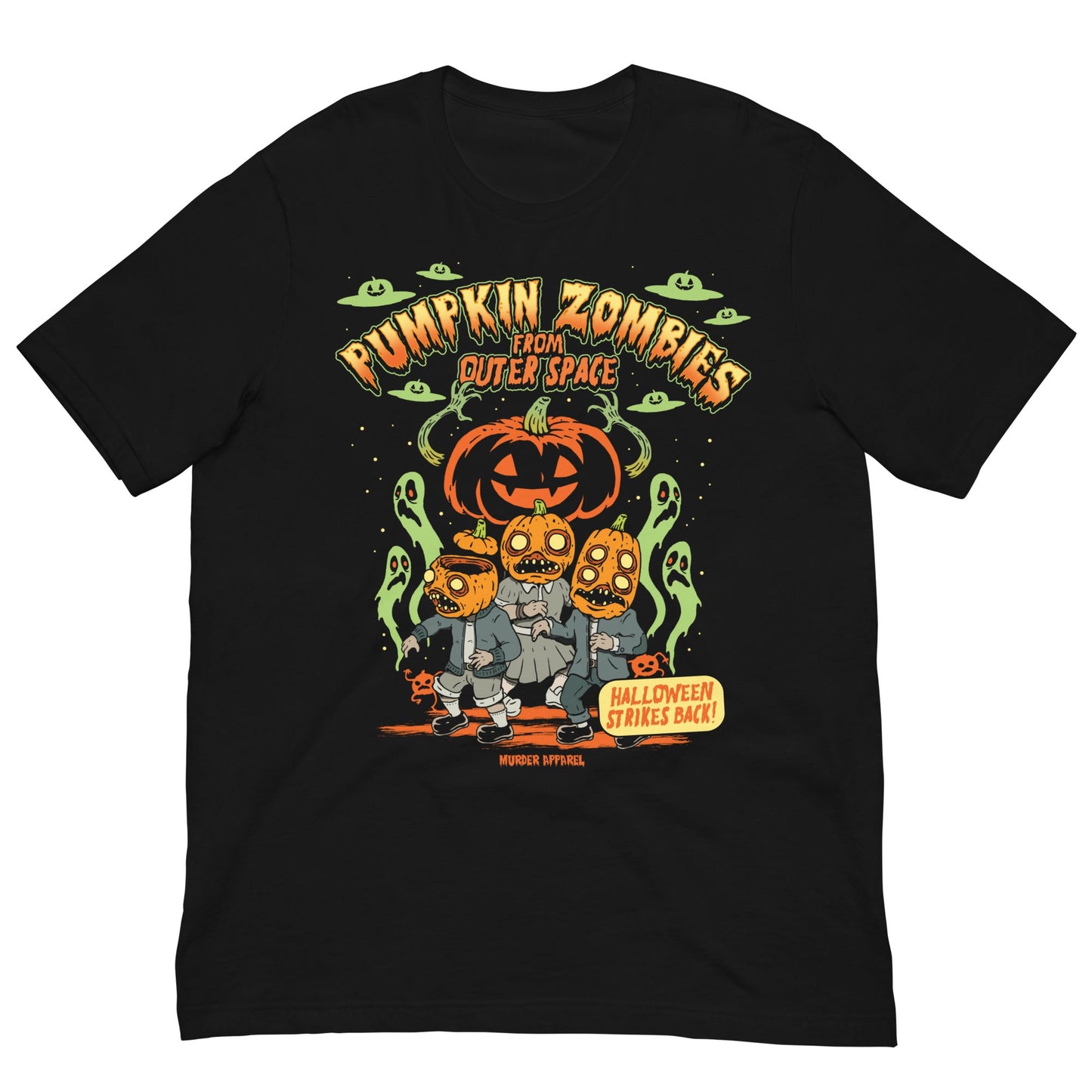 Pumpkin Space Zombies T-shirt
