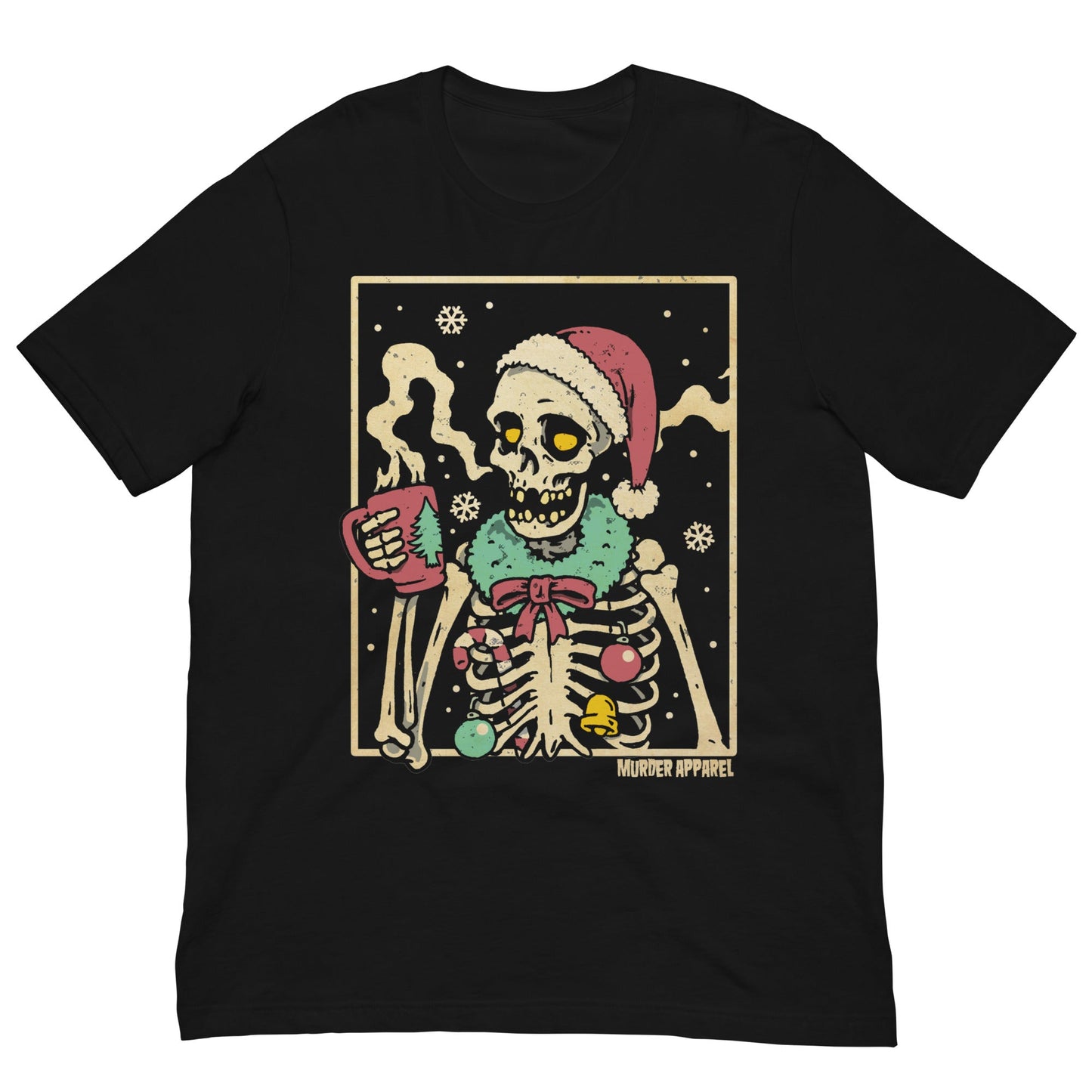 Christmas Coffee Skeleton T-shirt