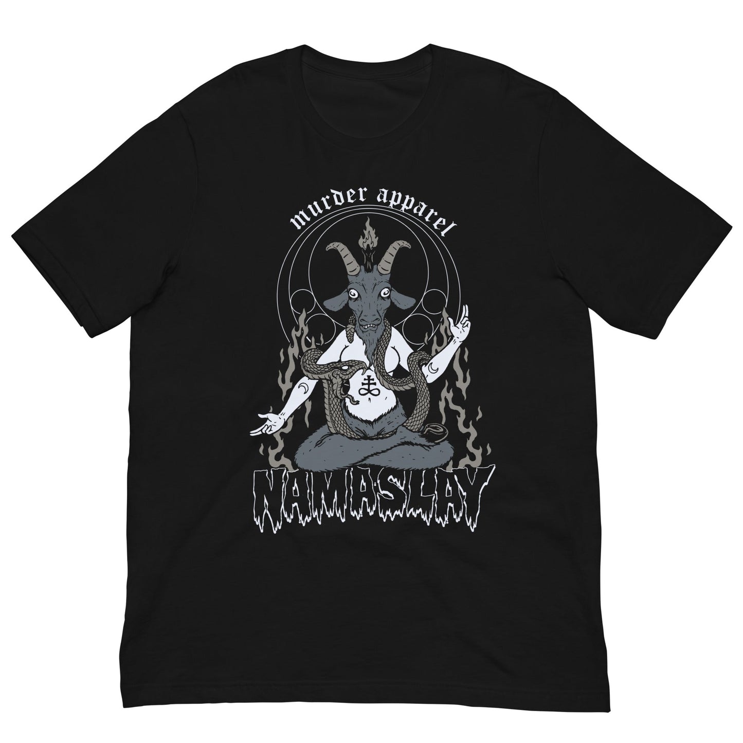 Baphomet Namaslay Yoga T-Shirt