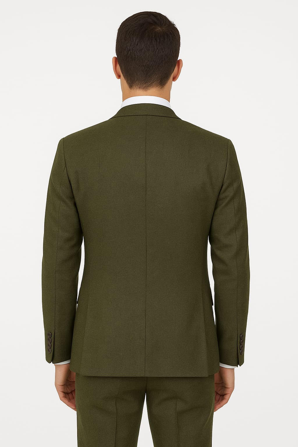 3 Piece Suit – Olive Green