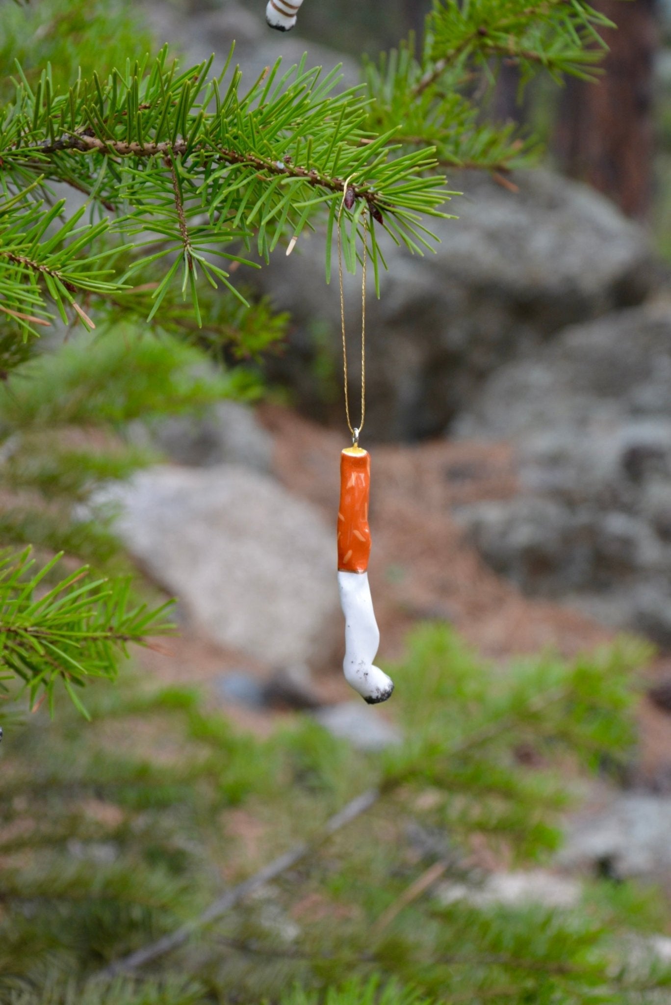 VANITY CIGARETTE ORNAMENTS - SET OF EIGHT