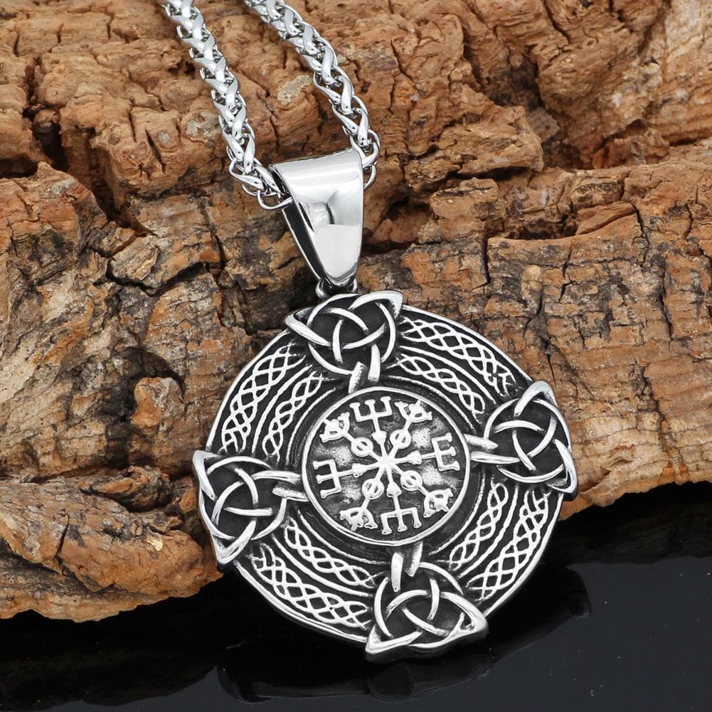 Vikings Vegvisir Stainless Steel Necklace