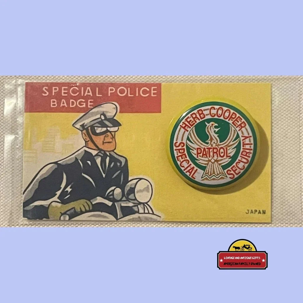 Rare 1950s Tin Litho Special Police Badge Unearths Nostalgic Charm