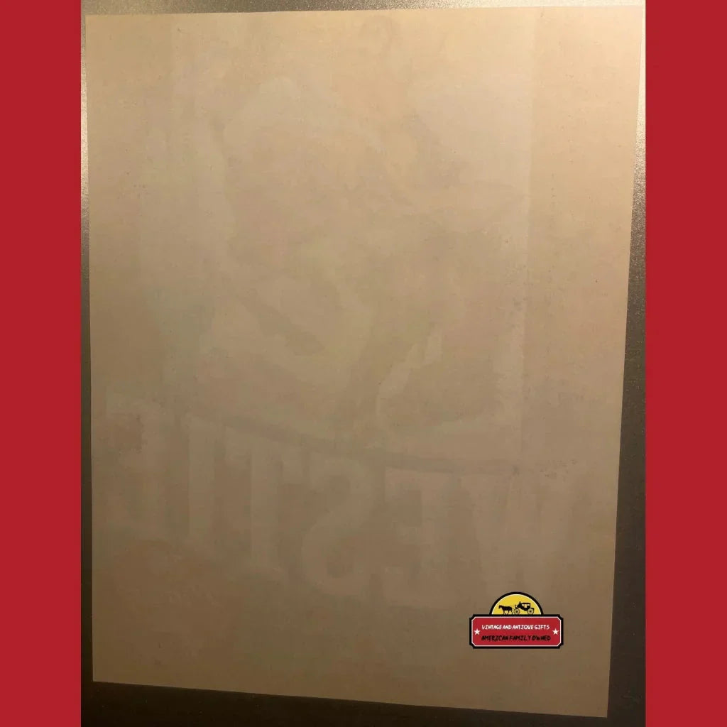 Rare 1950s Westie Crate Label Showcases Wild West Rodeo Scene