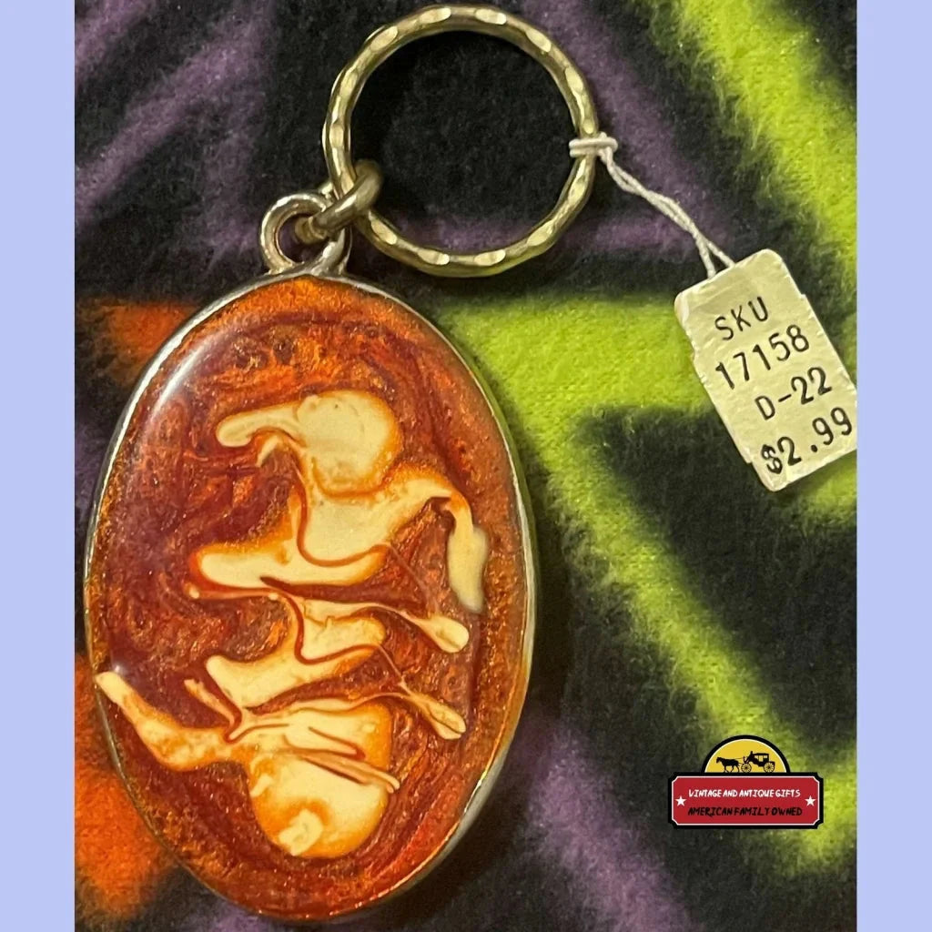 Rare Vintage 1960s Handmade Keychain Treasure Discovered