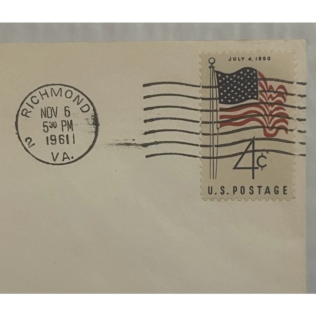 Rare 1961 Civil War Centennial Envelope Captures History