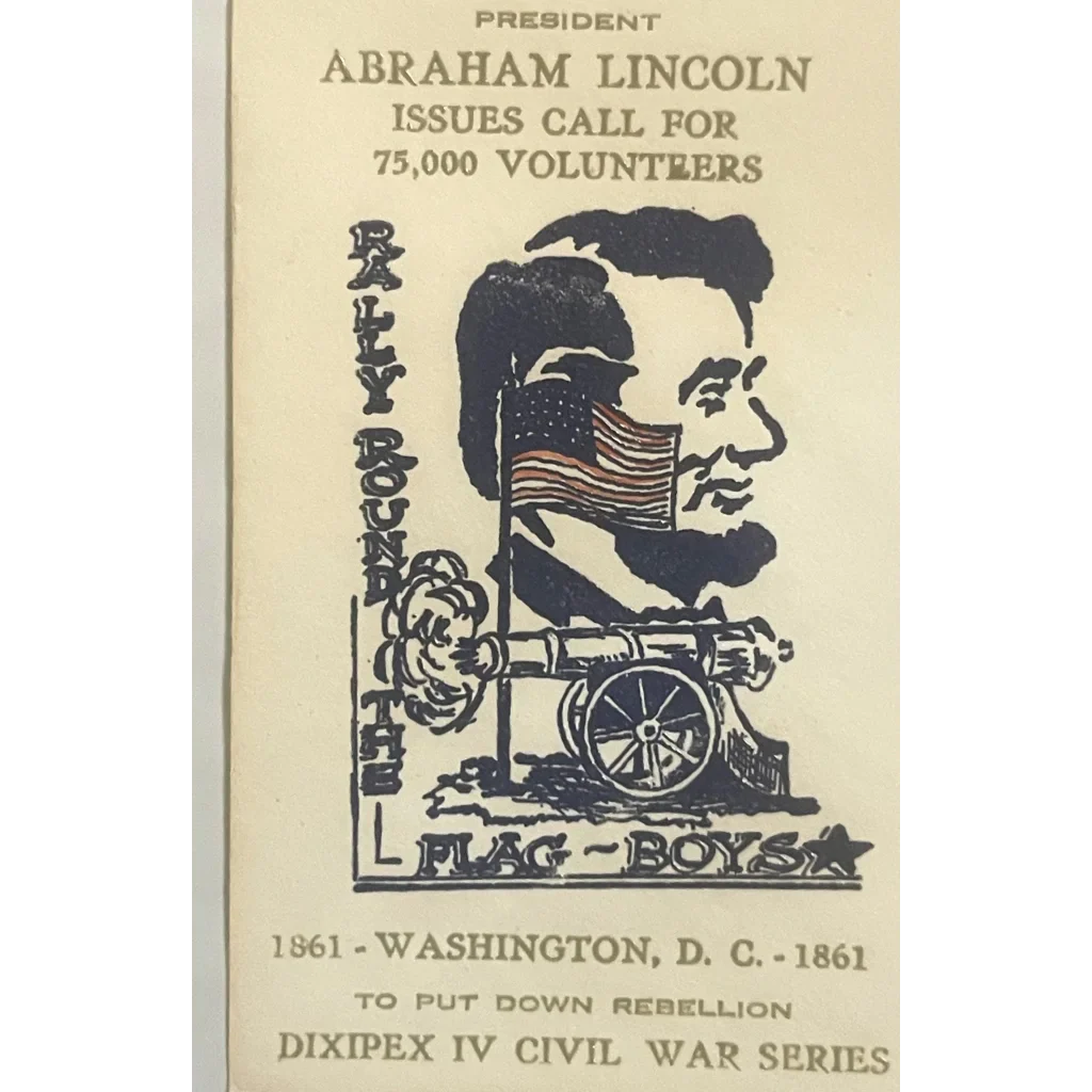 Rare Civil War Centennial Lincoln Envelope from 1961
