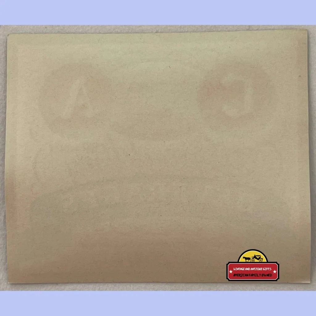 Rare 1930s C A Sparkling Beverages Antique Vintage Label