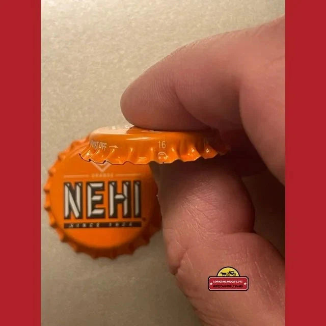 Rare 1980s Nehi Orange Bottle Cap from Jefferson NC