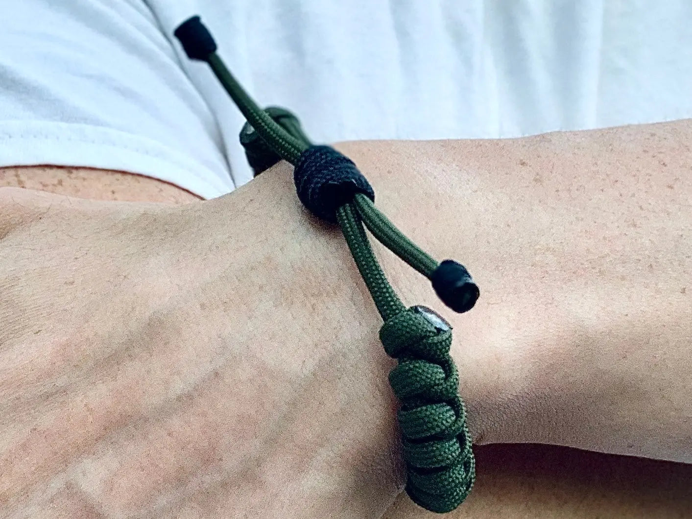 Engineered Warrior Rope Bracelet in Olive
