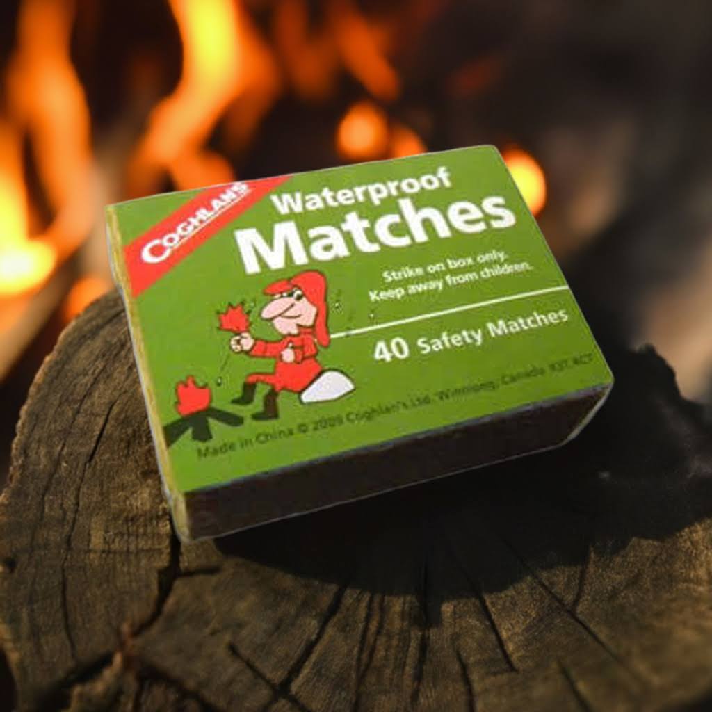 Waterproof Matches Box of 40