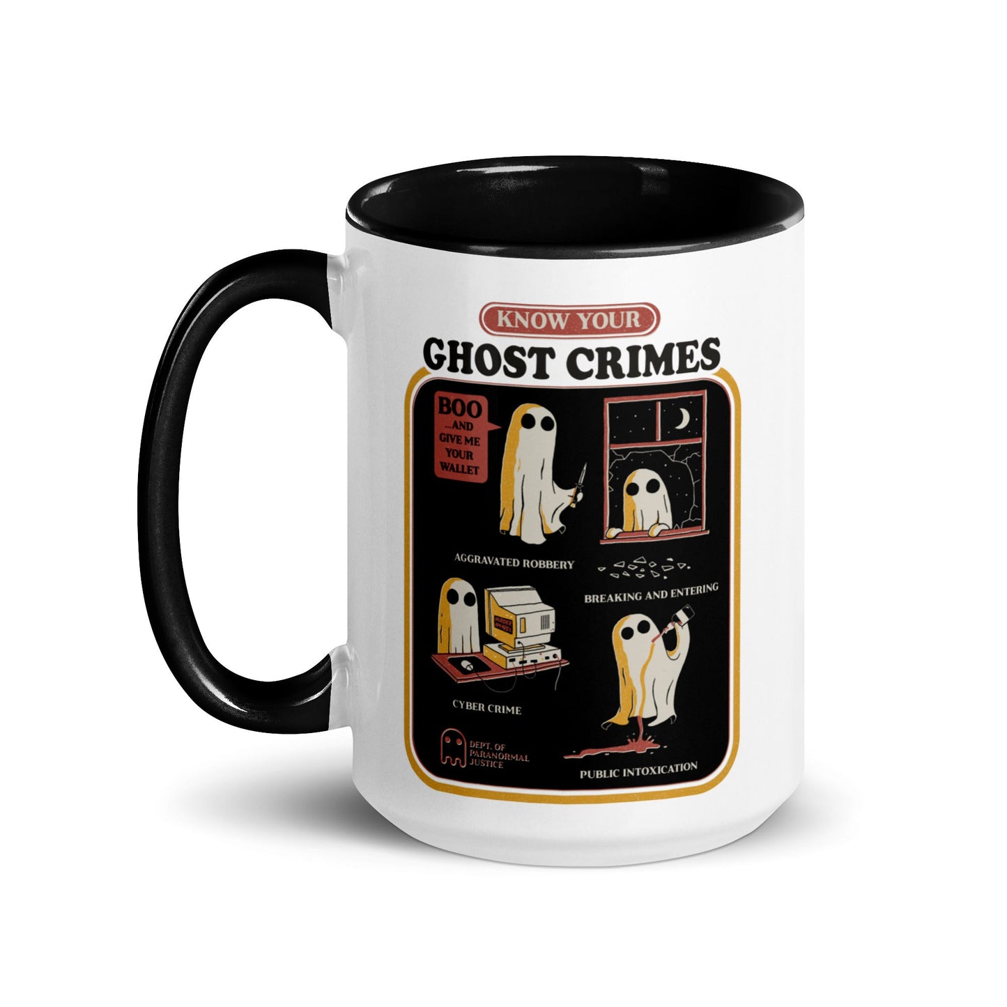 Know Your Ghost Crimes Mug
