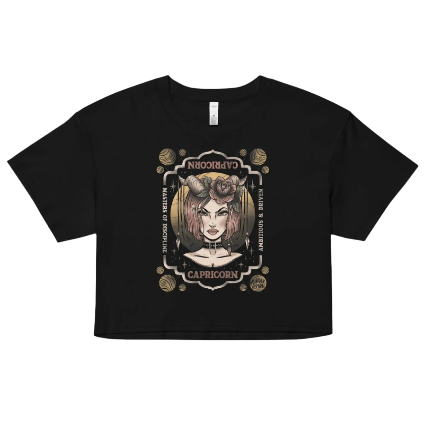 Capricorn Zodiac Crop Top