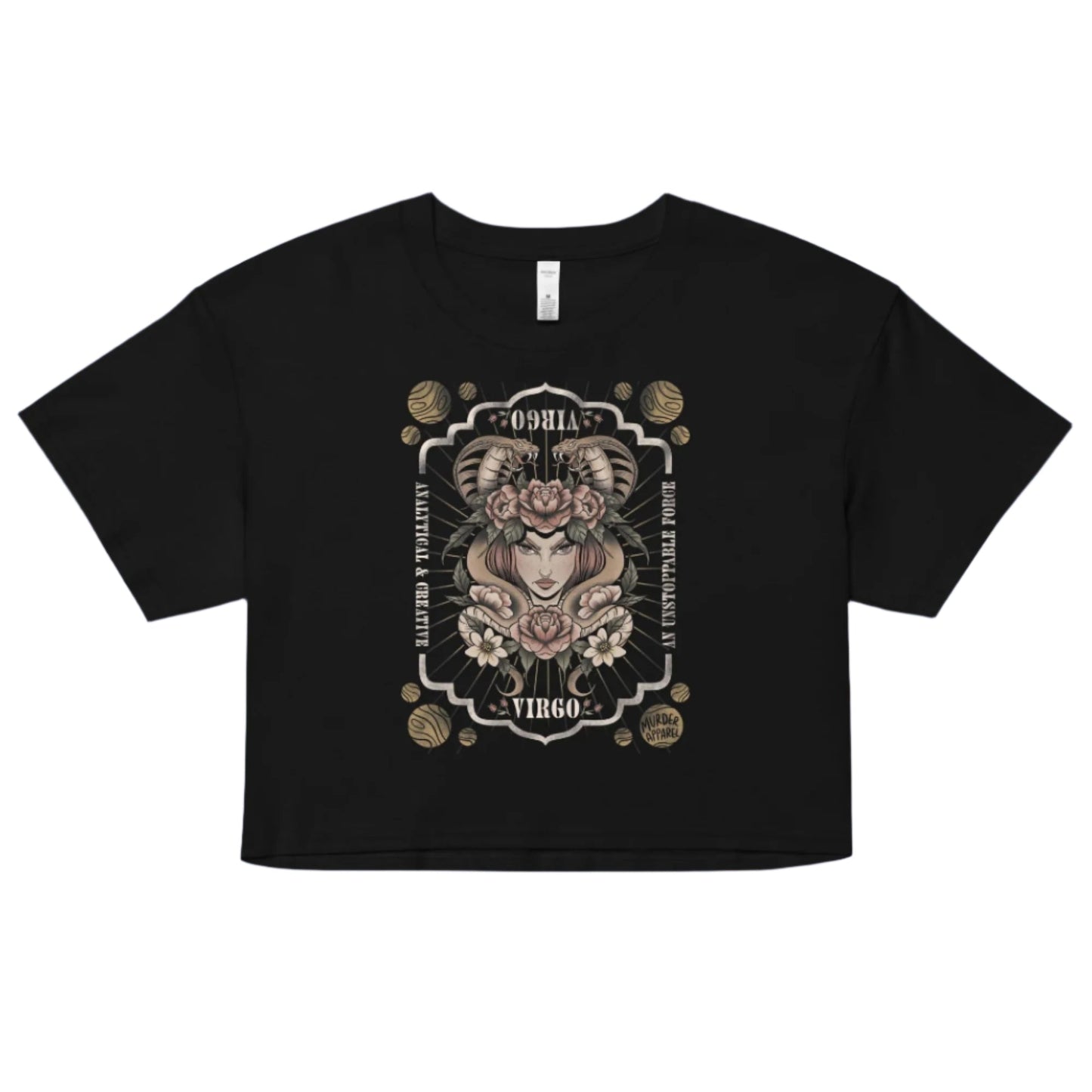 Virgo Zodiac Crop Top